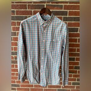 Gap Plaid Slim Fit Buttondown Shirt Size Large